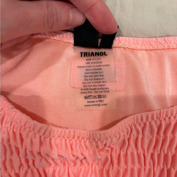 Triangl Vinca Pink Lemonade XS top and SMALL bottom - Picture 8 of 9